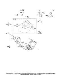 Snow Hood parts for Briggs & Stratton Lawn & Garden Engine 20M100 (0133-1416) from AppliancePartsPros.com