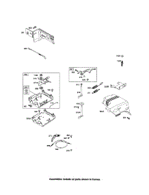 Control Bracket & Cover parts for Briggs & Stratton Lawn & Garden Engine 210300 (0035-1142) from AppliancePartsPros.com