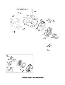 Rewind Starter / Blower Housing parts for Briggs & Stratton Lawn & Garden Engine 210400 (0035-0570) from AppliancePartsPros.com