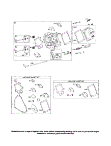 Head-Cylinder parts for Briggs & Stratton Lawn & Garden Engine 212400 (0036-0570) from AppliancePartsPros.com