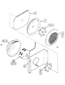 Convection Fan parts for Kenmore Electric Wall Oven 212.45(1988) (21245(1988), 212 45(1988)) from AppliancePartsPros.com