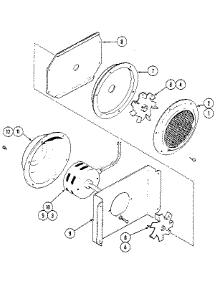 Fan-Convection parts for Kenmore Electric Wall Oven 212.46(1988) (21246(1988), 212 46(1988)) from AppliancePartsPros.com