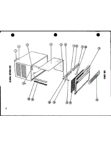 Exterior Parts (210W-3J / P54655-26R) (210W-3Jh / P54655-27R) (212-2J / P54655-15R) (212-3J / P54655-16R) (212D-3J / P54655-10R) (615-2J / P54720-1R) (621-3J / P54720-2R) (621-5J / P54720-3R) parts for Amana Room Air Conditioner 212D-3JH/P54655-30R from AppliancePartsPros.com