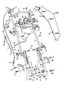 Handles & Controls (1996 Model) parts for Snapper Gas Walk-Behind Mower 21500T2 from AppliancePartsPros.com
