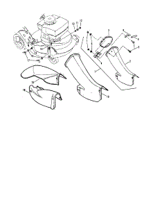 Side Chute / Adapter parts for Snapper Gas Walk-Behind Mower 21500T2 from AppliancePartsPros.com