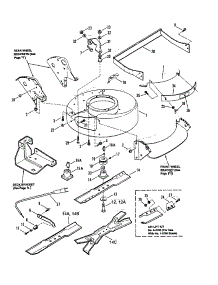 Cutting Deck / Blade / Interlock parts for Snapper Gas Walk-Behind Mower 21500T2 from AppliancePartsPros.com