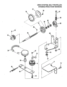 Drive System / Self Propelled parts for Snapper Gas Walk-Behind Mower 21500T2 from AppliancePartsPros.com