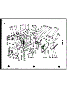 Interior Parts (210W-3J / P54655-26R) (210W-3Jh / P54655-27R) (212-2J / P54655-15R) (212-3J / P54655-16R) (212D-3J / P54655-10R) (615-2J / P54720-1R) (621-3J / P54720-2R) (621-5J / P54720-3R) parts for Amana Room Air Conditioner 215D-3J/P54655-11R from AppliancePartsPros.com