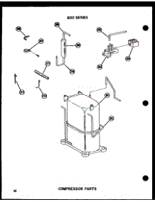 Compressor Parts (615-2J / P54720-1R) (621-3J / P54720-2R) (621-3J-1 / P54720-26R) (621-5J / P54720-3R) (624-3J-1 / P54720-6R) (624-3J / P54720-5R) (624-3J / P54720-4R) (624-3Jh / P54720-19R) (624-3Jh / P54720-18R) (624-5J / P54720-20R) (624-5Jh / P54720-14R) (628-3J / P54302-55 parts for Amana Room Air Conditioner 215D-3JM/P54655-45R from AppliancePartsPros.com