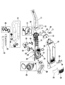Body Assy parts for Kenmore Upright Vacuum 216.37000 (21637000, 216 37000) from AppliancePartsPros.com