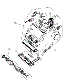 Nozzle Base Assy parts for Kenmore Upright Vacuum 216.37010800 (21637010800, 216 37010800) from AppliancePartsPros.com