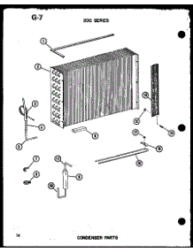 Condenser Parts parts for Amana Room Air Conditioner 218-3EWS/P55417-80R from AppliancePartsPros.com