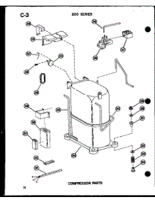 Compressor Parts (624-3Jh / P54720-30R) (215-3Ne / P54655-68R) (215-3N / P54655-67R) (624-3Jh / P54720-31R) (624-5J / P54720-35R) (215-3Jm / P54655-75R) (215D-3Jh / P54655-76R) (624-5Jh / P54720-36R) (628-3J / P54720-32R) (215D-3Jm / P54655-77R) (215-5N / P54655-70R) (632-3J / P parts for Amana Room Air Conditioner 218-5J/P54655-64R from AppliancePartsPros.com