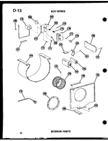 Interior Parts (212-2Jm / P54655-65R) (614-2N / P54720-41R) (215-5J / P54655-63R) (621-3J-1 / P54720-39R) (621-5J / P54720-34R) (215-3J-1 / P54655-58R) (218-3Jm / P54655-60R) (624-3J-1 / P54720-40R) (218-5J / P54655-64R) (624-3J / P54720-28R) (624-3J / P54720-29R) (218-3J-1 / P5 parts for Amana Room Air Conditioner 218-5NH/P54655-72R from AppliancePartsPros.com