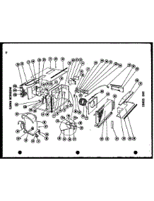 Interior Parts (615-2G / P54302-30R) parts for Amana Room Air Conditioner 218-5SPGH/P54299-76R from AppliancePartsPros.com