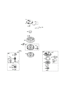 Motor Starter / Rewind Starter parts for Briggs & Stratton Lawn & Garden Engine 219800 (0113-0421) from AppliancePartsPros.com