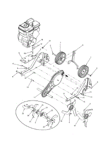 Tine Assembly / Wheels parts for Mtd Front-Tine Tiller 21A-332A752 from AppliancePartsPros.com