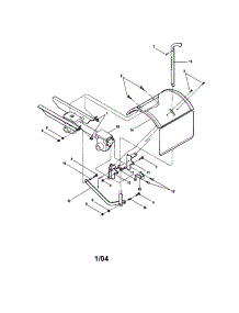 Tine Hood / Drag Bar parts for Troy-Bilt Rear-Tine Tiller 21A-634F063 from AppliancePartsPros.com