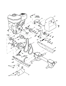 Engine / Belt Cover parts for Troy-Bilt Rear-Tine Tiller 21A-634F063 from AppliancePartsPros.com