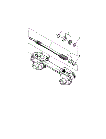 Driveshaft / Shim parts for Troy-Bilt Rear-Tine Tiller 21A-645A063 from AppliancePartsPros.com