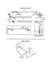 Row Marker Attachment / Bumper parts for Troy-Bilt Rear-Tine Tiller 21A-664D063 from AppliancePartsPros.com