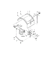 Hood / Bracket / Depth Regulator parts for Troy-Bilt Rear-Tine Tiller 21A-664D063 from AppliancePartsPros.com