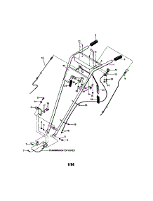 Handlebar / Wheel Gear Control parts for Troy-Bilt Rear-Tine Tiller 21A-665B063 from AppliancePartsPros.com