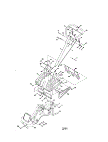 Handles / Tine Shield parts for Mtd Rear-Tine Tiller 21AA45M5099 from AppliancePartsPros.com