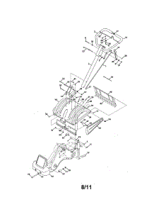 Tine Shield / Handle parts for Mtd Rear-Tine Tiller 21AB452A004 from AppliancePartsPros.com