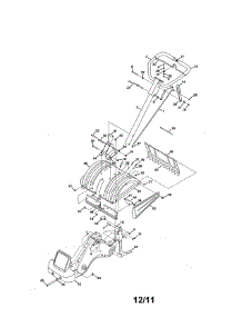 Tine Shield / Handle parts for Mtd Rear-Tine Tiller 21AB454E299 from AppliancePartsPros.com