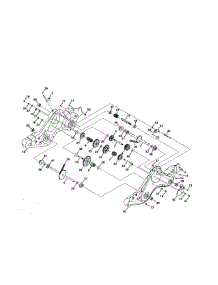 Gear Case parts for Mtd Rear-Tine Tiller 21AB45M5099 from AppliancePartsPros.com