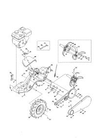 Engine / Wheel / Gear Case parts for Mtd Rear-Tine Tiller 21AB45M8799 from AppliancePartsPros.com
