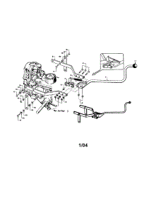 Wheels / Tines / Pto Drive Lever / Yoke parts for Troy-Bilt Rear-Tine Tiller 21AE686N063 from AppliancePartsPros.com