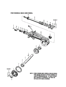 Tiller Attachment Transmission parts for Troy-Bilt Rear-Tine Tiller 21AE686N063 from AppliancePartsPros.com