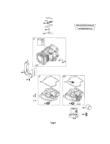 Cylinder / Sump parts for Briggs & Stratton Lawn & Garden Engine 21B900 (0015-0195) from AppliancePartsPros.com