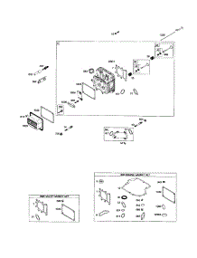 Cylinder Head / Gasket Sets parts for Briggs & Stratton Lawn & Garden Engine 21B900 (0015-0195) from AppliancePartsPros.com