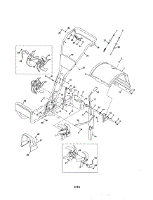 Handle / Tine Shields / Tines parts for Troy-Bilt Rear-Tine Tiller 21D-65M1066 from AppliancePartsPros.com