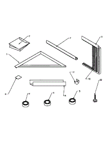 Mounting Kit Assembly parts for Amana Room Air Conditioner 21QZ33RB-P1201001R from AppliancePartsPros.com