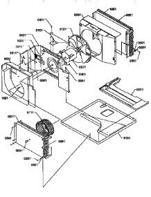 Chassis parts for Amana Room Air Conditioner 21QZ33RC-P12099036R from AppliancePartsPros.com