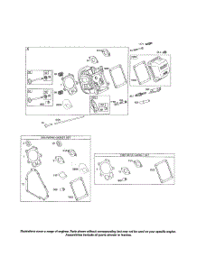 Head Cylinder / Gasket Sets parts for Briggs & Stratton Lawn & Garden Engine 21T200 (0110-0116) from AppliancePartsPros.com