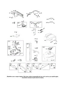 Fuel Tank / Control Bracket parts for Briggs & Stratton Lawn & Garden Engine 21T200 (0110-0116) from AppliancePartsPros.com