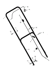 Handle Assembly parts for Murray Gas Walk-Behind Mower 22315X8C from AppliancePartsPros.com