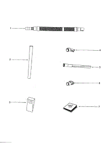Hose parts for Eureka Upright Vacuum 2270B from AppliancePartsPros.com