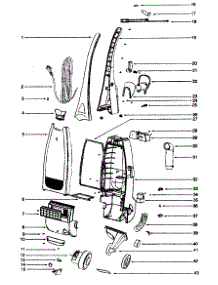 Main Body Asy parts for Eureka Upright Vacuum 2275AZ from AppliancePartsPros.com