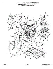 Body parts for Roper Electric Range 2276*0A from AppliancePartsPros.com