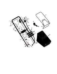 Handle / Controls / Battery / Frame parts for Murray Gas Walk-Behind Mower 228670X8A from AppliancePartsPros.com