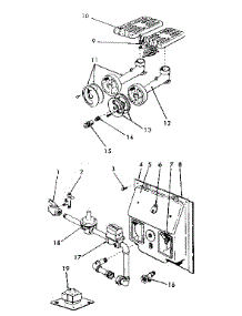 Burner & Manifold parts for Kenmore Boiler 229126 from AppliancePartsPros.com