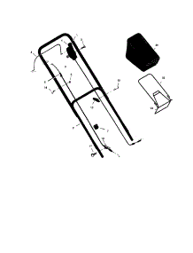 Handle  /  Bag parts for Murray Gas Walk-Behind Mower 229610X8A from AppliancePartsPros.com