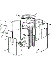 Jacket Parts parts for Kenmore Boiler 229.942370 (229942370, 229 942370) from AppliancePartsPros.com