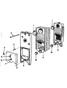 Sears Gas Fired Boiler Sections parts for Kenmore Boiler 229.96233 (22996233, 229 96233) from AppliancePartsPros.com